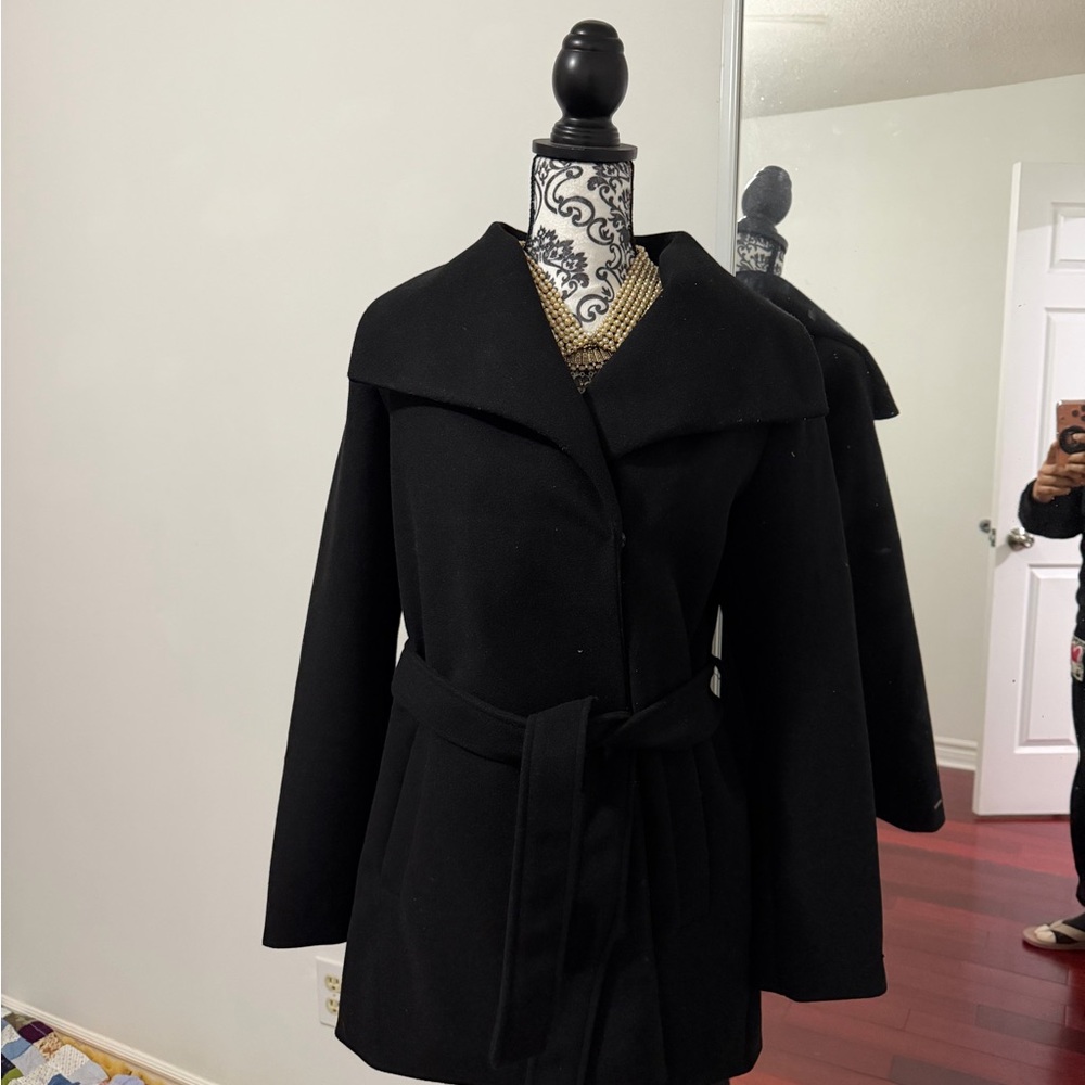 Tahari Black Overcoat for Women